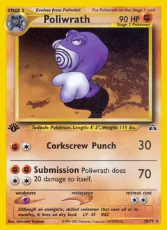 Poliwrath, imagem de catálogo