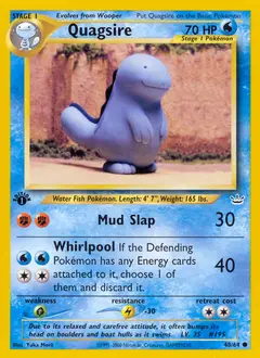 Quagsire, imagem de catálogo