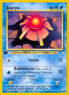 Staryu, imagem de catálogo