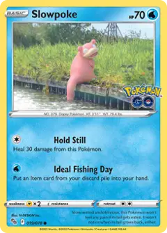 Slowpoke, imagem de catálogo