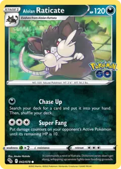 Alolan Raticate, imagem de catálogo