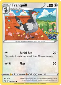 Tranquill, imagem de catálogo