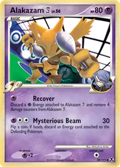 Alakazam E4, imagem de catálogo