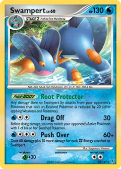 Swampert, imagem de catálogo