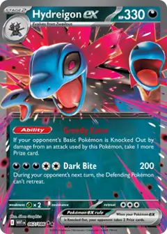 Hydreigon ex, imagem de catálogo