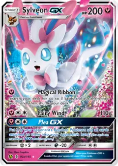 Sylveon-GX, imagem de catálogo