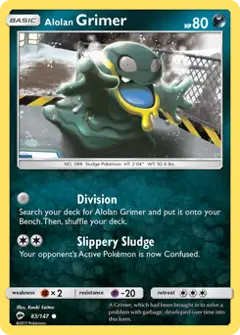 Alolan Grimer, imagem de catálogo