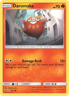 Darumaka, imagem de catálogo