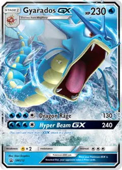 Gyarados-GX, imagem de catálogo