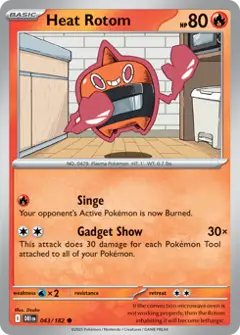 Heat Rotom, imagem de catálogo