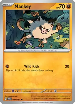 Mankey, imagem de catálogo