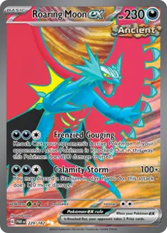 Roaring Moon ex, imagem de catálogo
