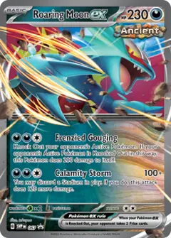 Roaring Moon ex, imagem de catálogo