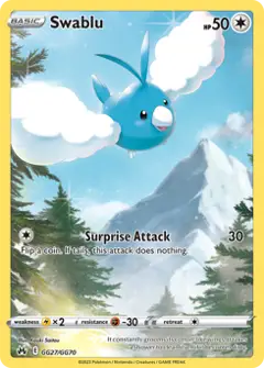 Swablu, imagem de catálogo