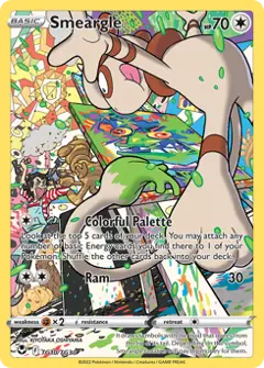 Smeargle, imagem de catálogo