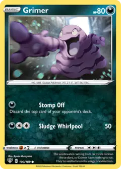 Grimer, imagem de catálogo