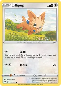 Lillipup, imagem de catálogo