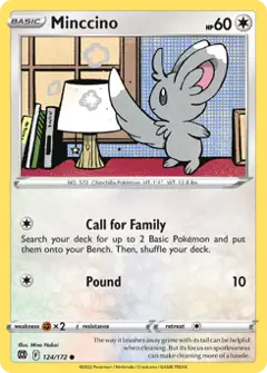Minccino, imagem de catálogo