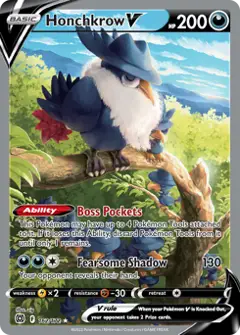 Honchkrow V, imagem de catálogo