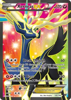 Xerneas-EX, imagem de catálogo