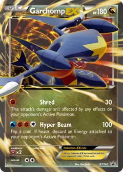 Garchomp-EX, imagem de catálogo
