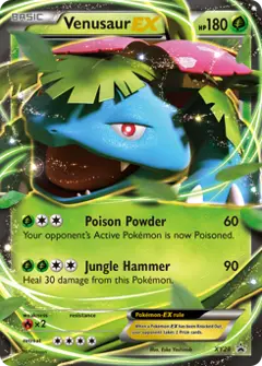 Venusaur-EX, imagem de catálogo