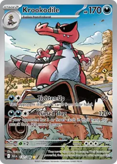 Krookodile, imagem de catálogo