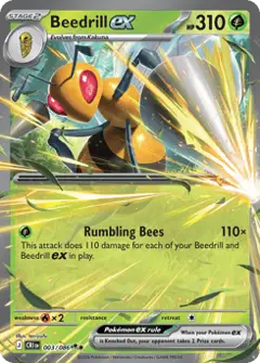 Beedrill ex, imagem de catálogo
