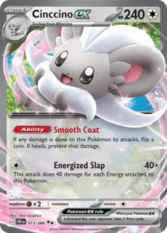 Cinccino ex, imagem de catálogo