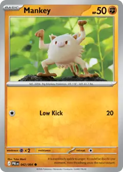 Mankey, imagem de catálogo