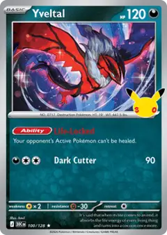 Yveltal, imagem de catálogo