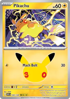 Pikachu, imagem de catálogo